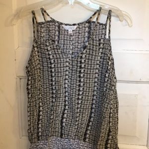 Cute black and white Charming Charlie’s top.